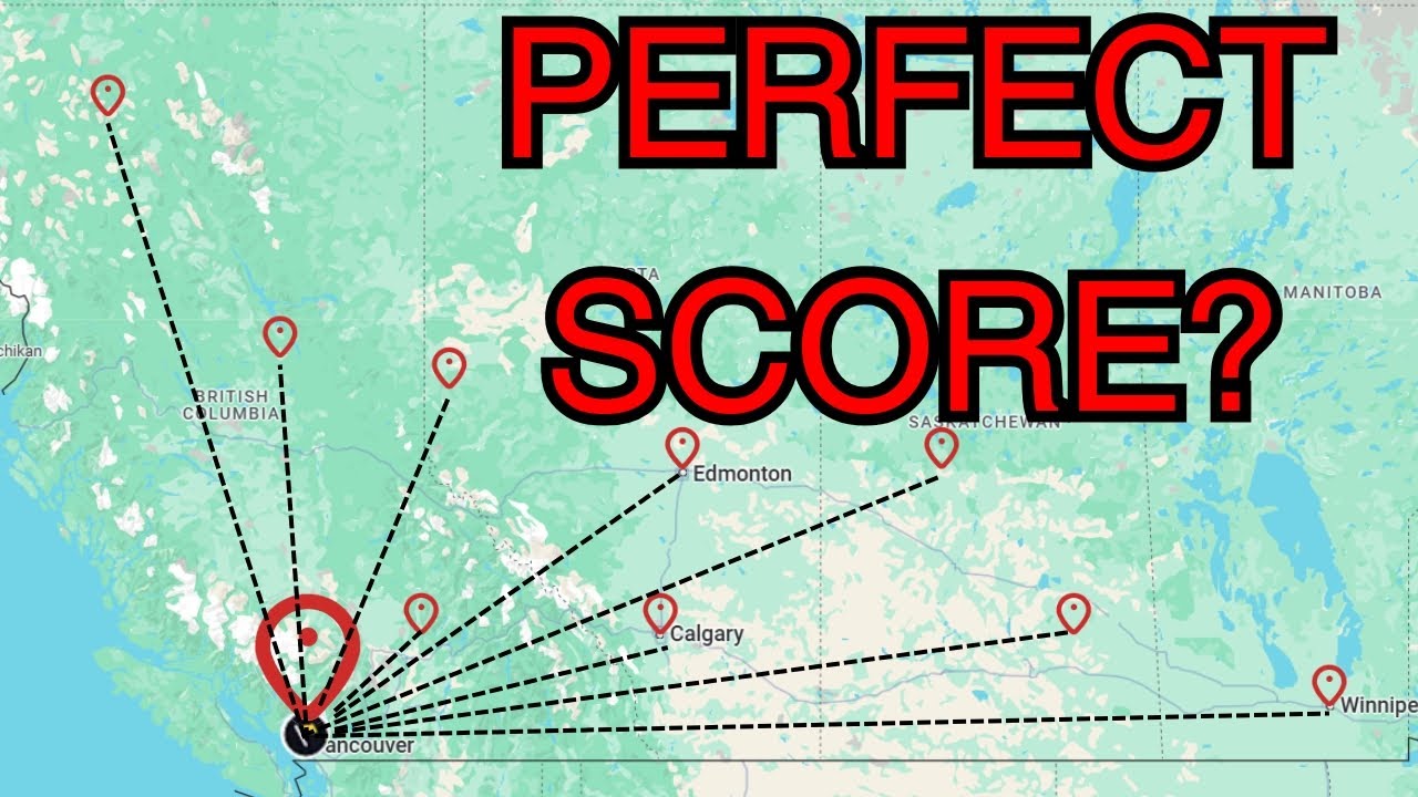 TRYING FOR A PERFECT 25K IN GEOGUESSR CANADA ONLY.