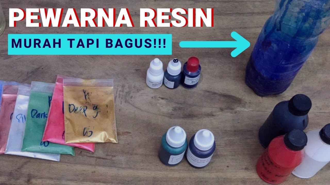 Pewarna Resin Atau Pigmen Resin - Pahami Karakter Dan Kegunaannya Masing-masing