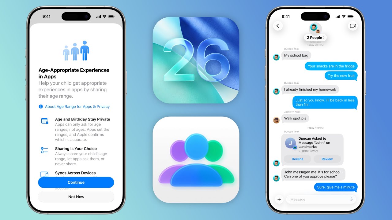 iOS 26 - Diese Neuerungen kommen für Familie, Eltern und Kindersicherung