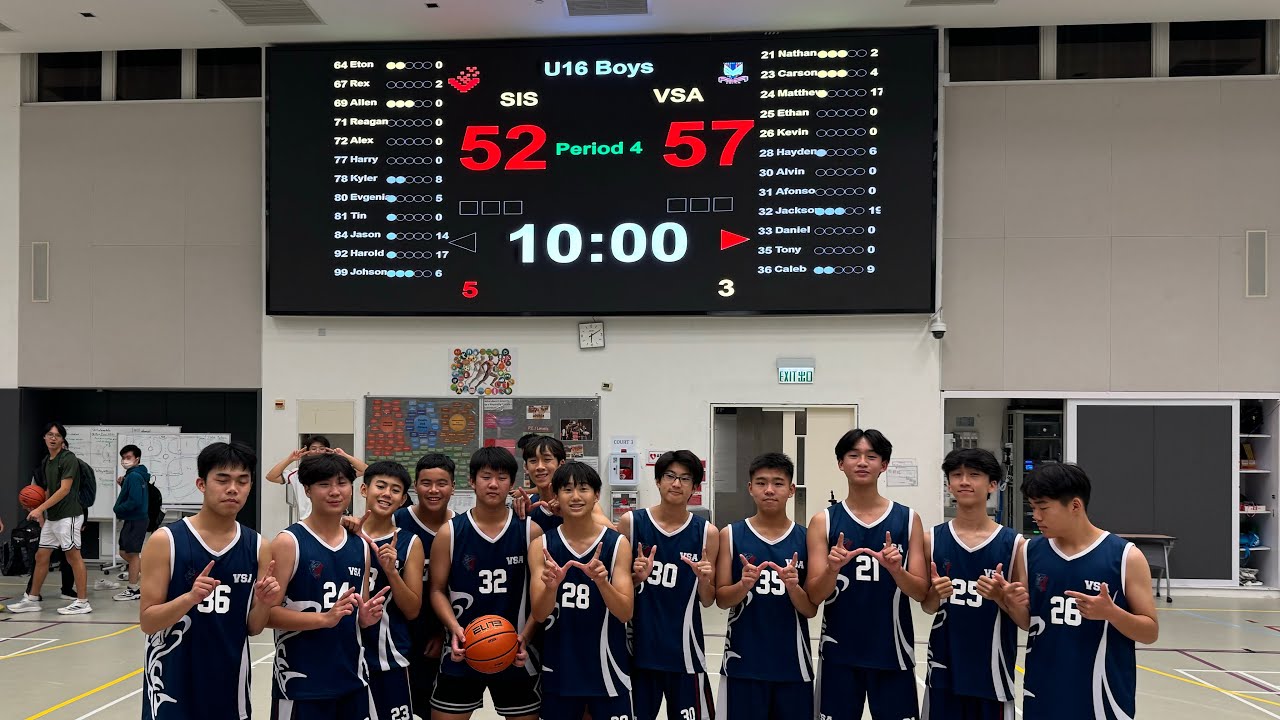 20241121 ISSFHK BASKETBALL U16 VSA VS SIS