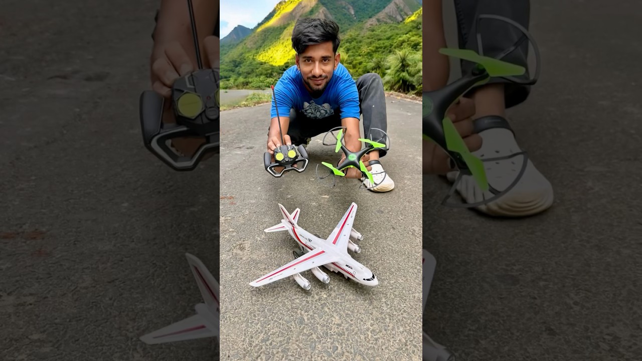 2 ta remote control aeroplane and Rc drone 🔥🚀