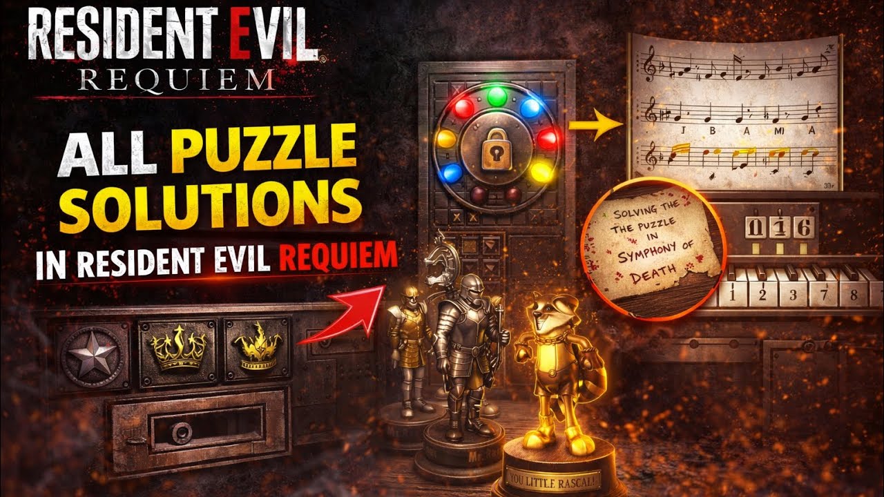 All Puzzle Solutions In Resident Evil Requiem