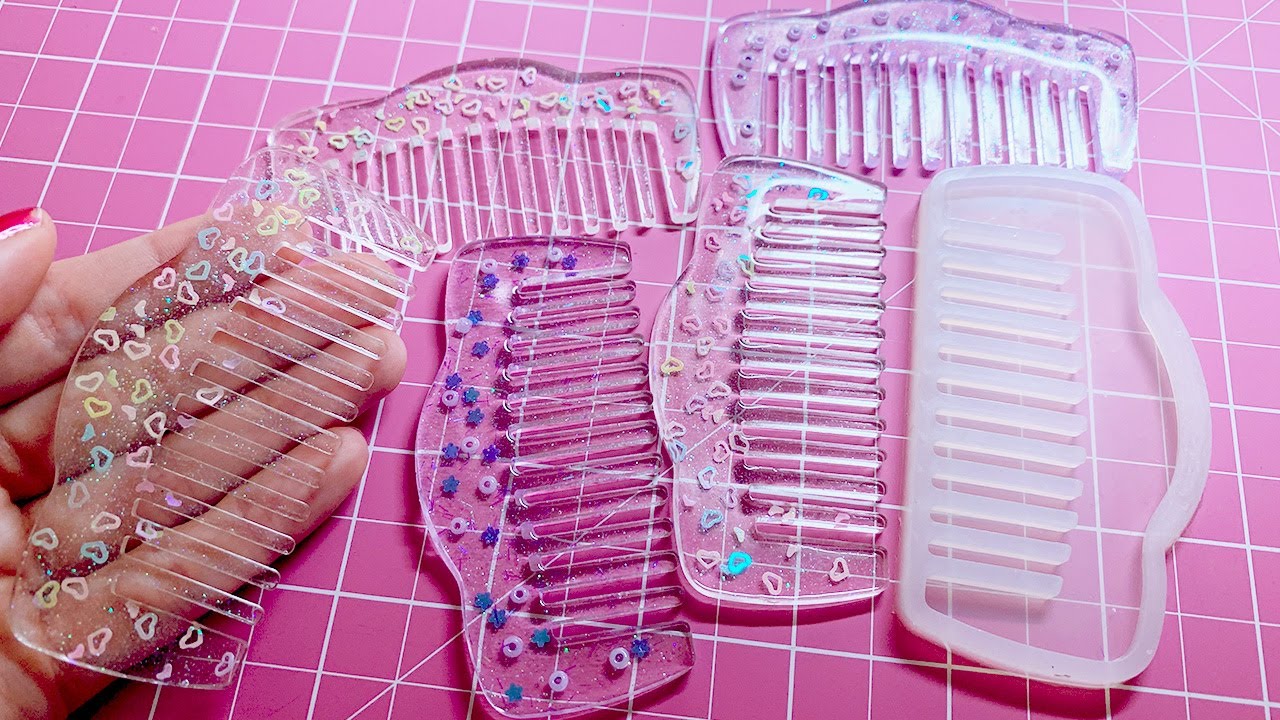 ASMR Making Resin Combs (Whispered)