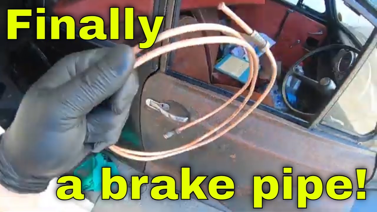 £500 Morris Minor budget build - I finally fit the rear brake pipe