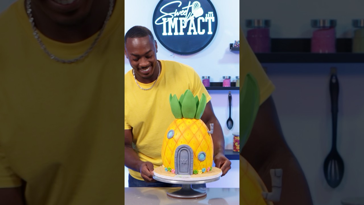 It's a SpongeBob themed cake! #shorts