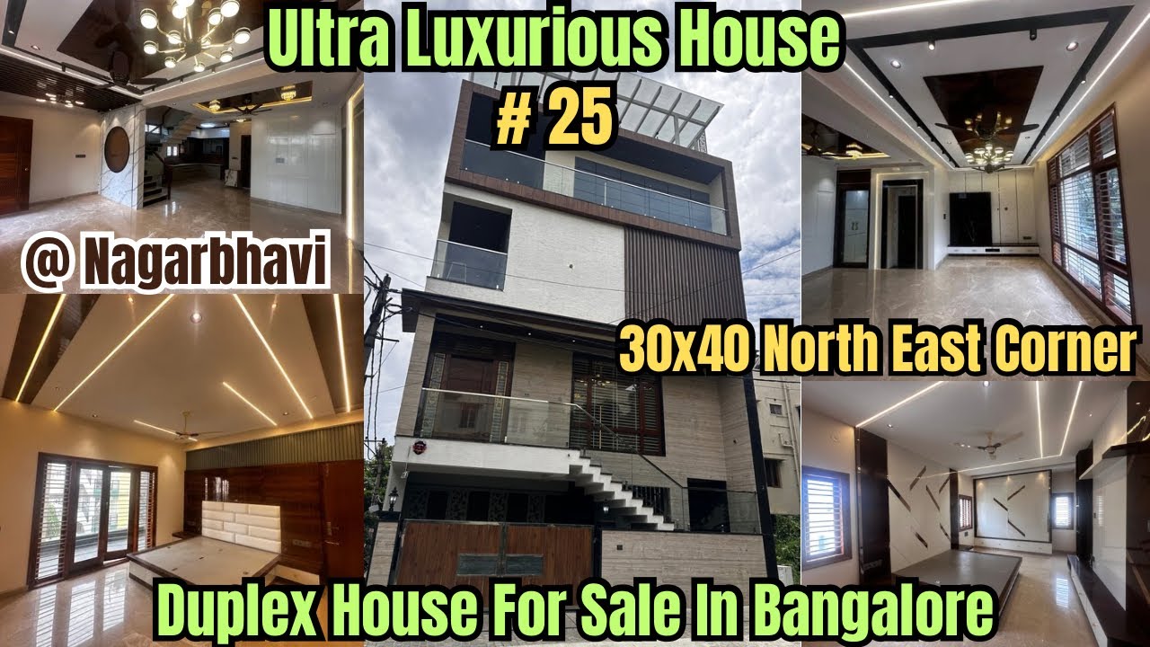 NE Corner  Duplex house For sale in Bangalore || Independent house for sale in Nagarbhavi Bangalore