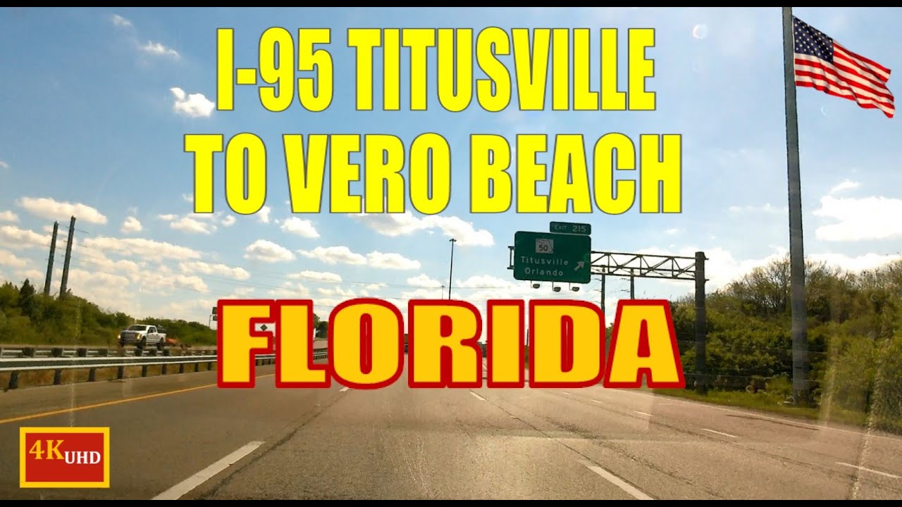 Virtual Drive | I-95 From Titusville to Vero Beach, FLORIDA |CALMING & RELAXING |VLOG |CANDY CHANNEL