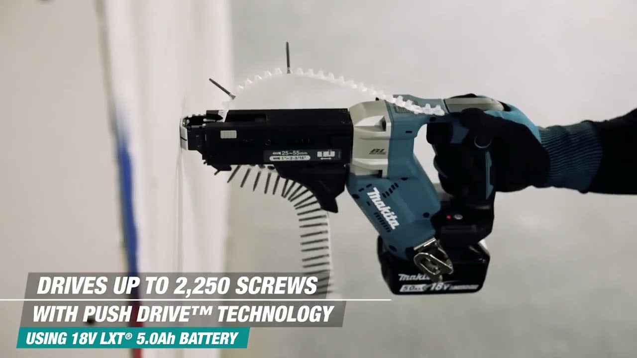 Makita 18V LXT&reg; Brushless 6,000 RPM Autofeed Screwdriver (XRF03Z)