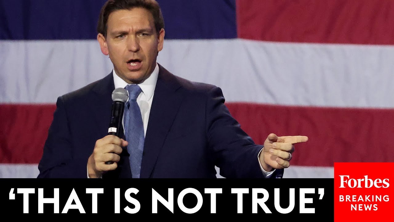 WATCH: DeSantis Fires Back At Reporter Calling Out Possible Inappropriate Use Of Taxpayer Resources