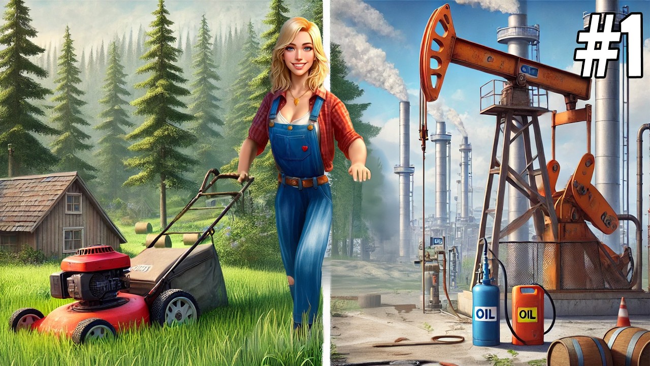 MEGA FARM From $0 🚜 No Man's Land 🚜 OIL EMPIRE #1
