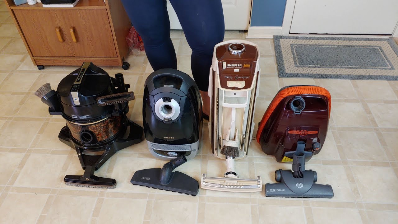 Mrs VacLab Versus Four Canisters In Bare Floor Mode | Rainbow Miele Electrolux SEBO