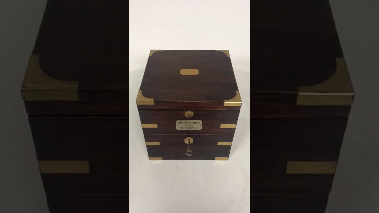 Antique Thomas mercer 2 day marine chronometer ships clock