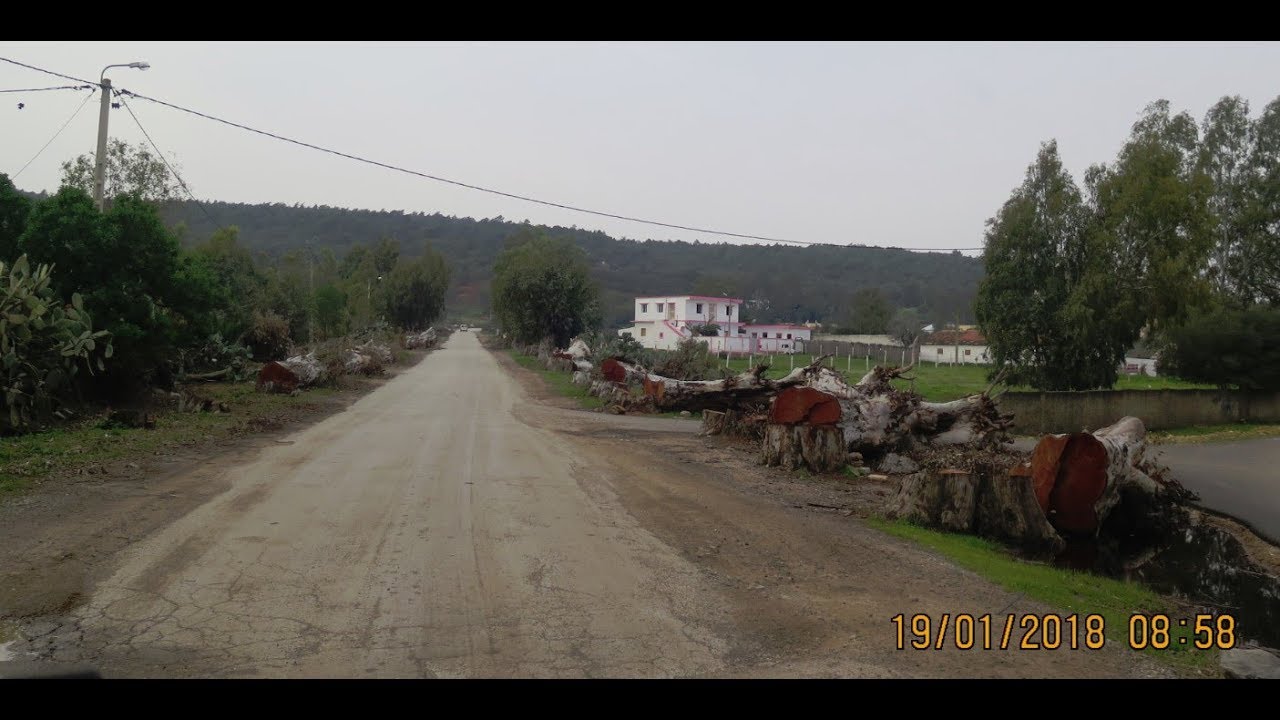 جولة من قرية حجر النحل الى مركز سوق أحد الغربية 40 كلم من المدينة 19 01 2018 morocco  Had Gharbia