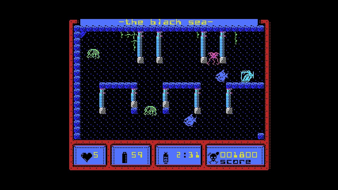 Black Sea (Mananuk, 2022) MSX1 | Full Gameplay by Marco Lazzeri