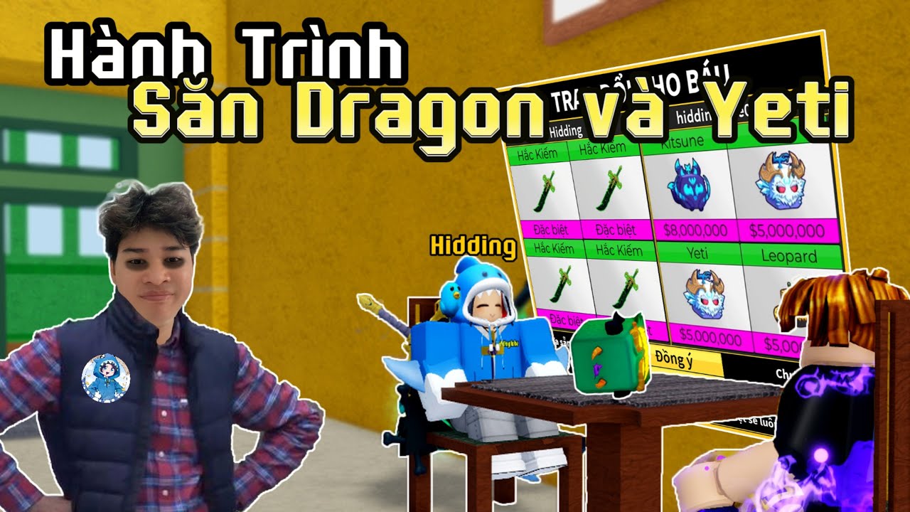 Bloxfruits - Hidding săn tìm Dragon , Kitsune , Yeti và cái kết #bloxfruits #bloxfruit #roblox
