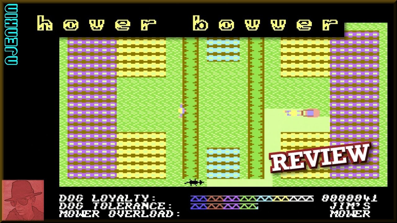 Hover Bovver - on the Commodore 64 !! with Commentary