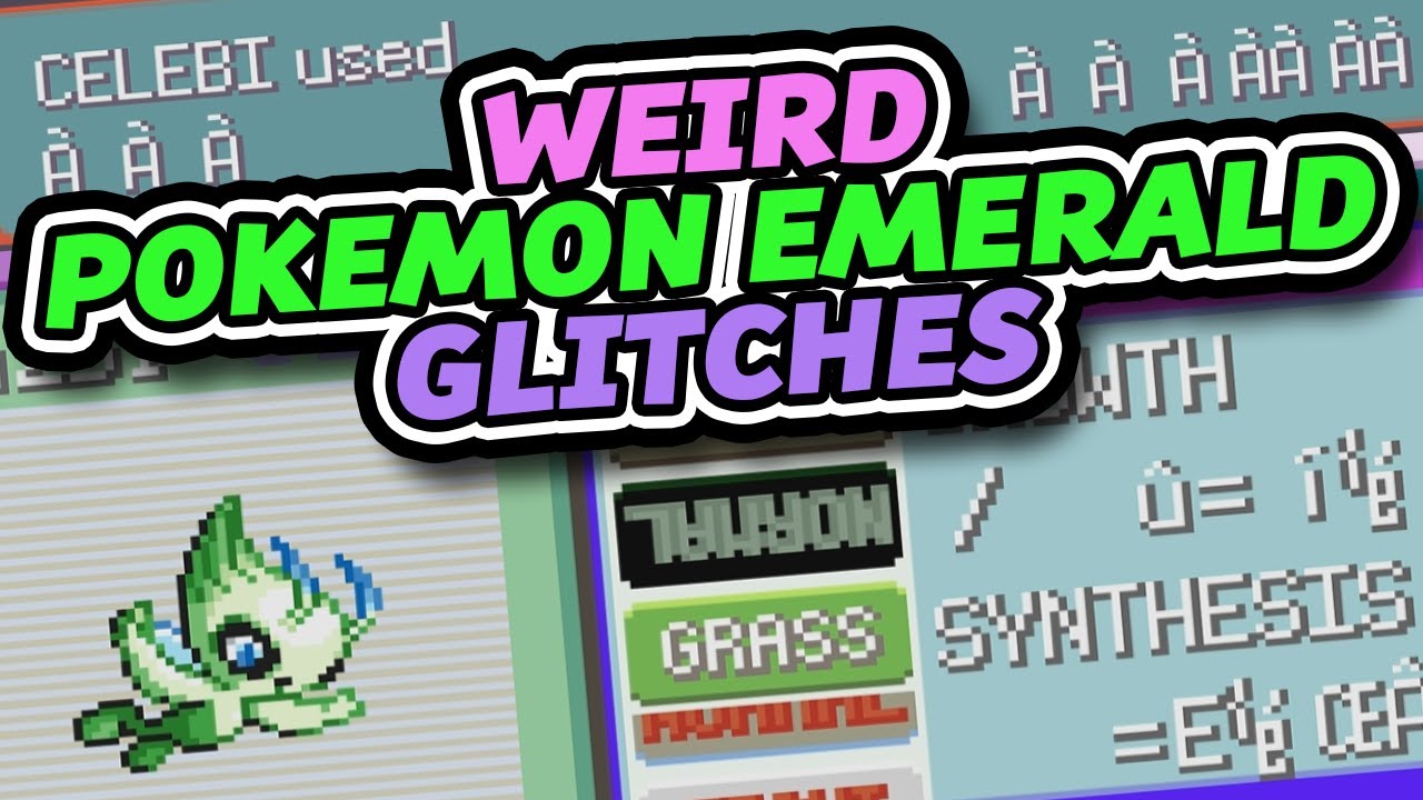 WEIRD Pokemon Emerald Glitches! (Clone Pokemon & Glitzer Popping!)