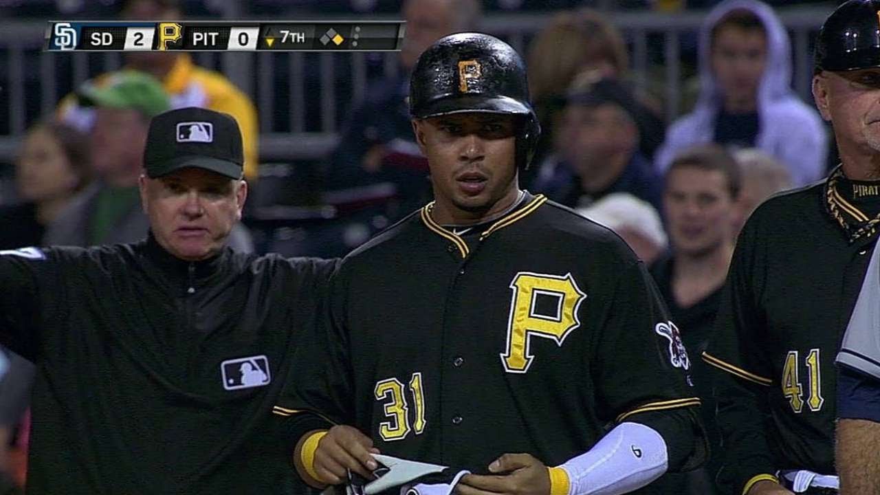 SD@PIT: Tabata lines base hit to end perfect-game bid