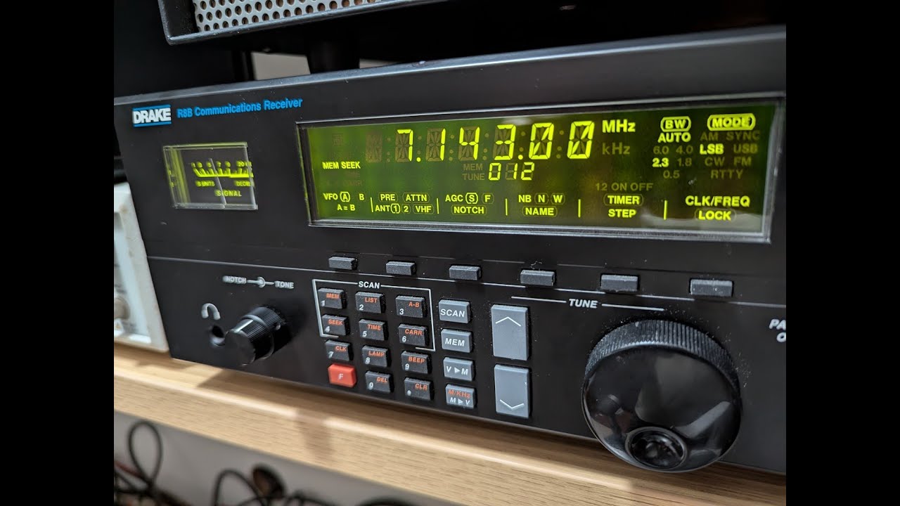 Drake R8B Communications Receiver – The Last Great American Legend
