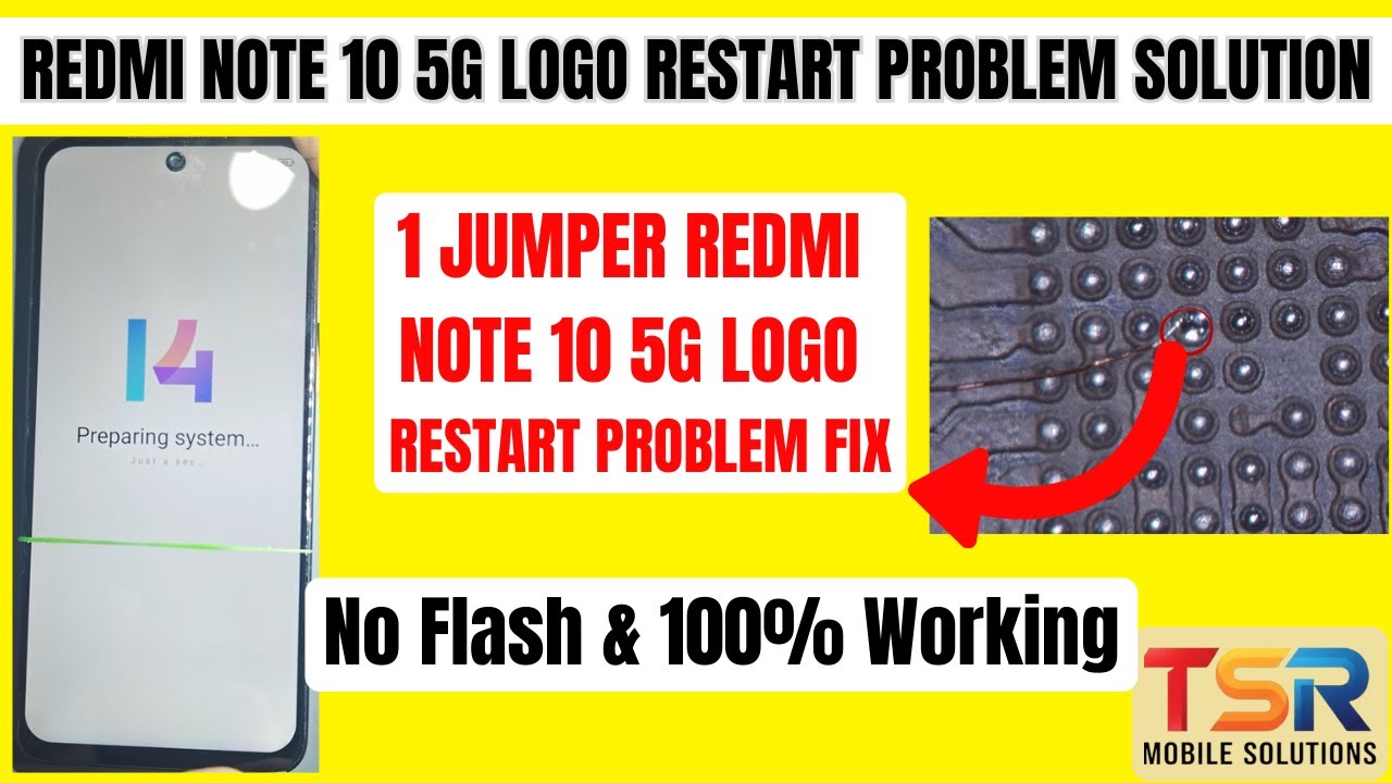 Redmi Note 10 5G Logo Restart Problem Solution | Bootloop Fix | No Flash & 100% Working