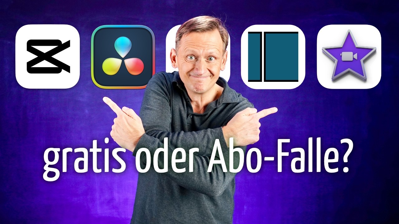 Die besten kostenlosen Videoschnitt-Programme 2025: CapCut, Shotcut, DaVinci Resolve, iMovie