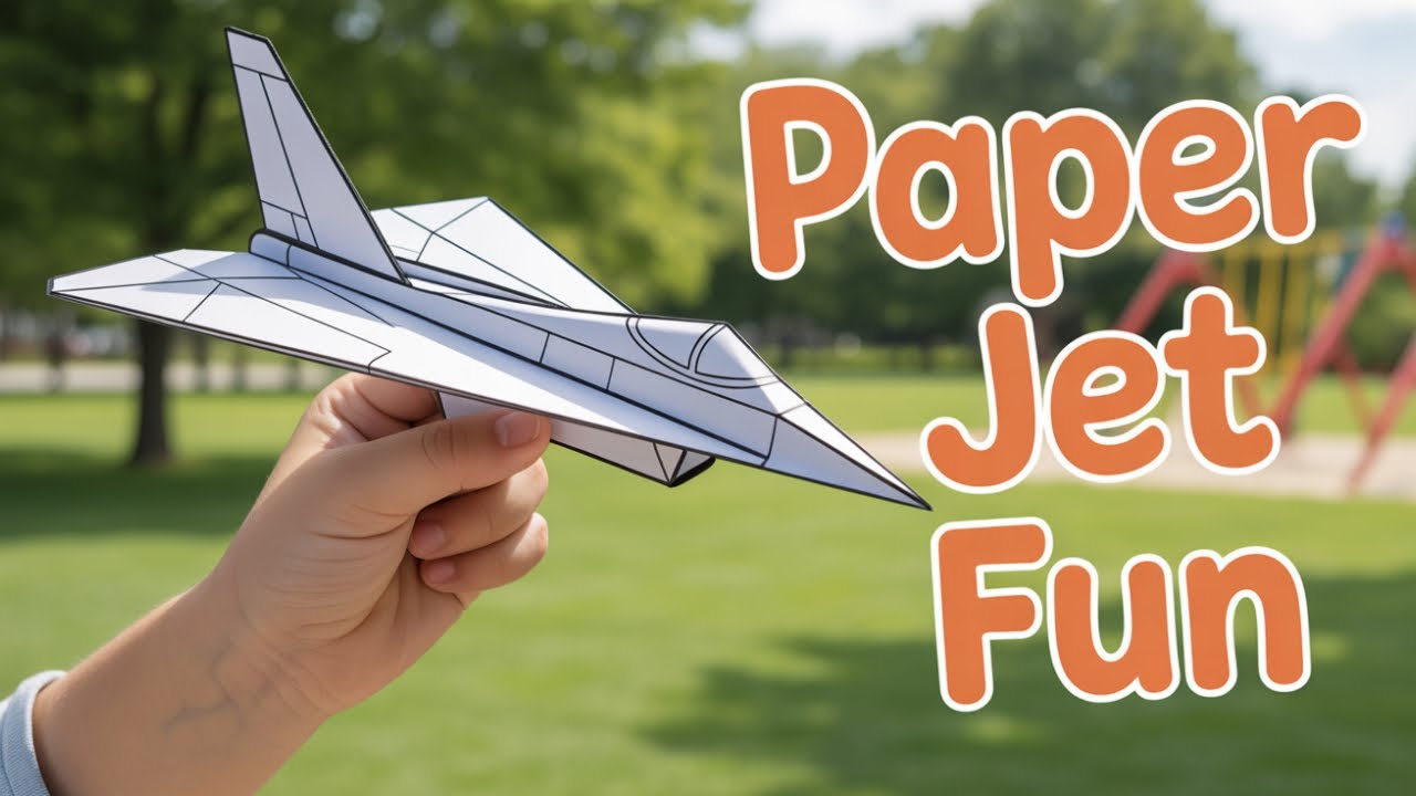 DIY Paper Jet Fighter | Easy Origami Fighter Plane Tutorial