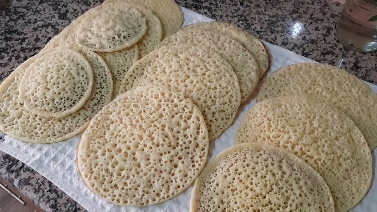 Марокканские блины (Beghrir). Блины БЕЗ МОЛОКА, БЕЗ ЯИЦ, БЕЗ МАСЛА.