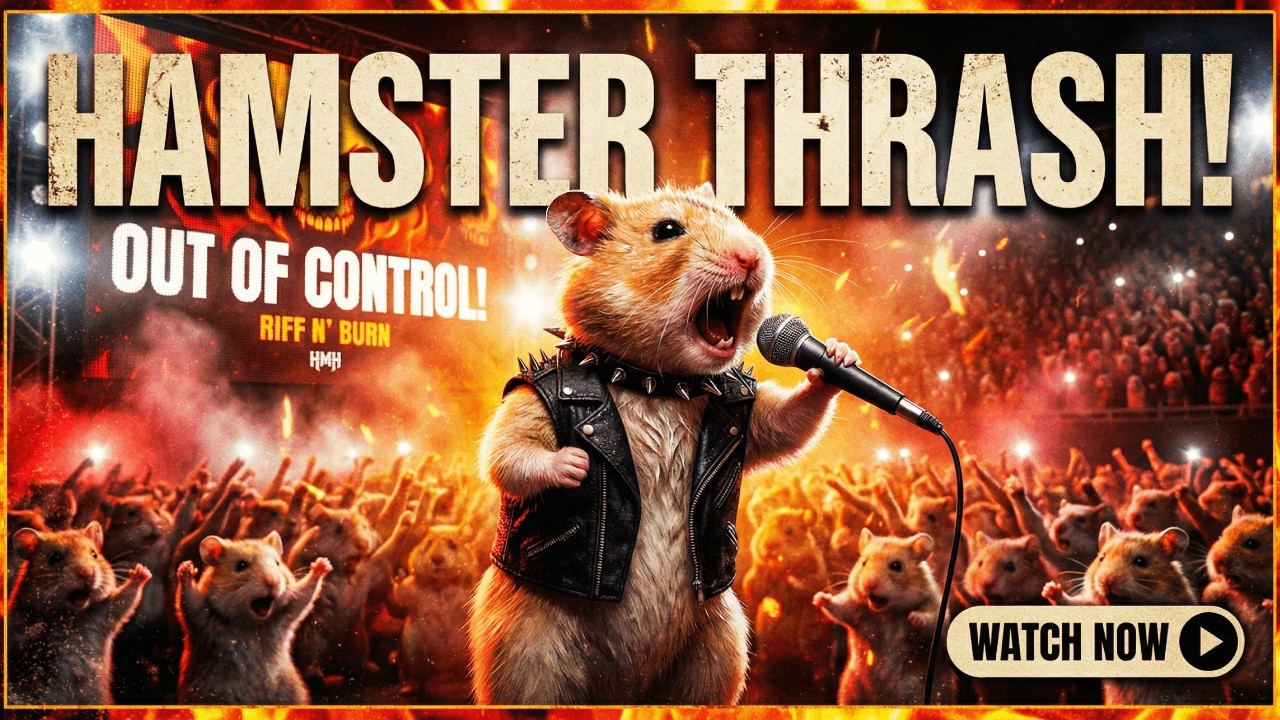 LIVE Hamster Concert Incites MOSHING! | HMH (Riff N’ Burn)