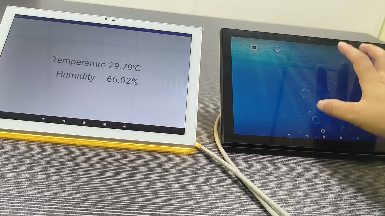 10.1 inch inwall mount tablet with POE, Zigbee, Temperature sensor, serial port, relay, gpio