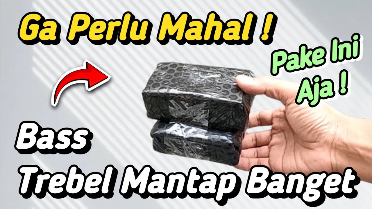 Ga Nyampe 100 Ribu ! Udah Dapat Power Audio Bass Trebel Muantap Abis ! 