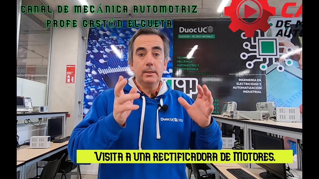 Visitando la Rectificadora de Motores.
