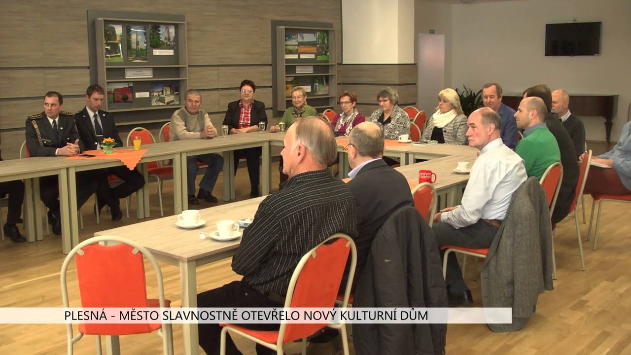 Plesná: Město slavnostně otevřelo nový kulturní dům (TV Západ)