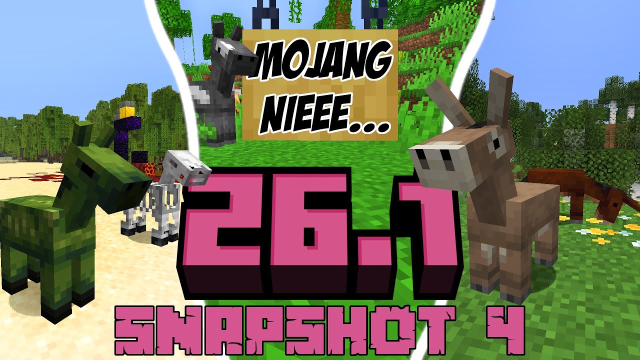 Minecraft 26.1: [Snapshot 4] Co Nowego? TRAGEDIA! 😢 