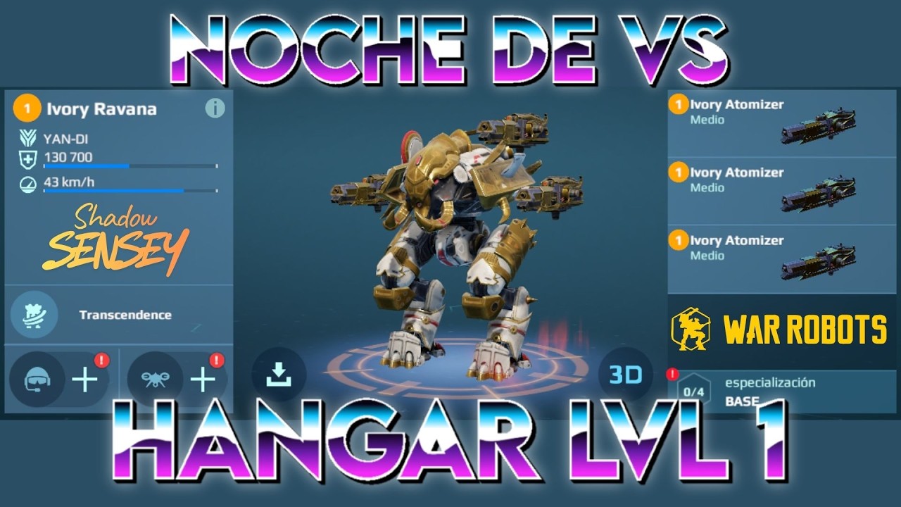 🔴 ¡SÓLO PARA VALIENTES! 🔥 Versus Nivel 1: Sin Pilotos, Sin Módulos, Sin Pilas | War Robots