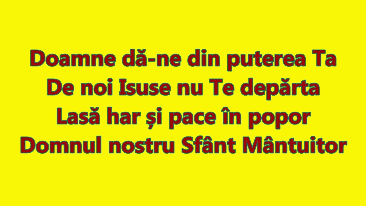 DOAMNE DA-NE DIN PUTEREA TA - NEGATIV  ( ION DOLEA )