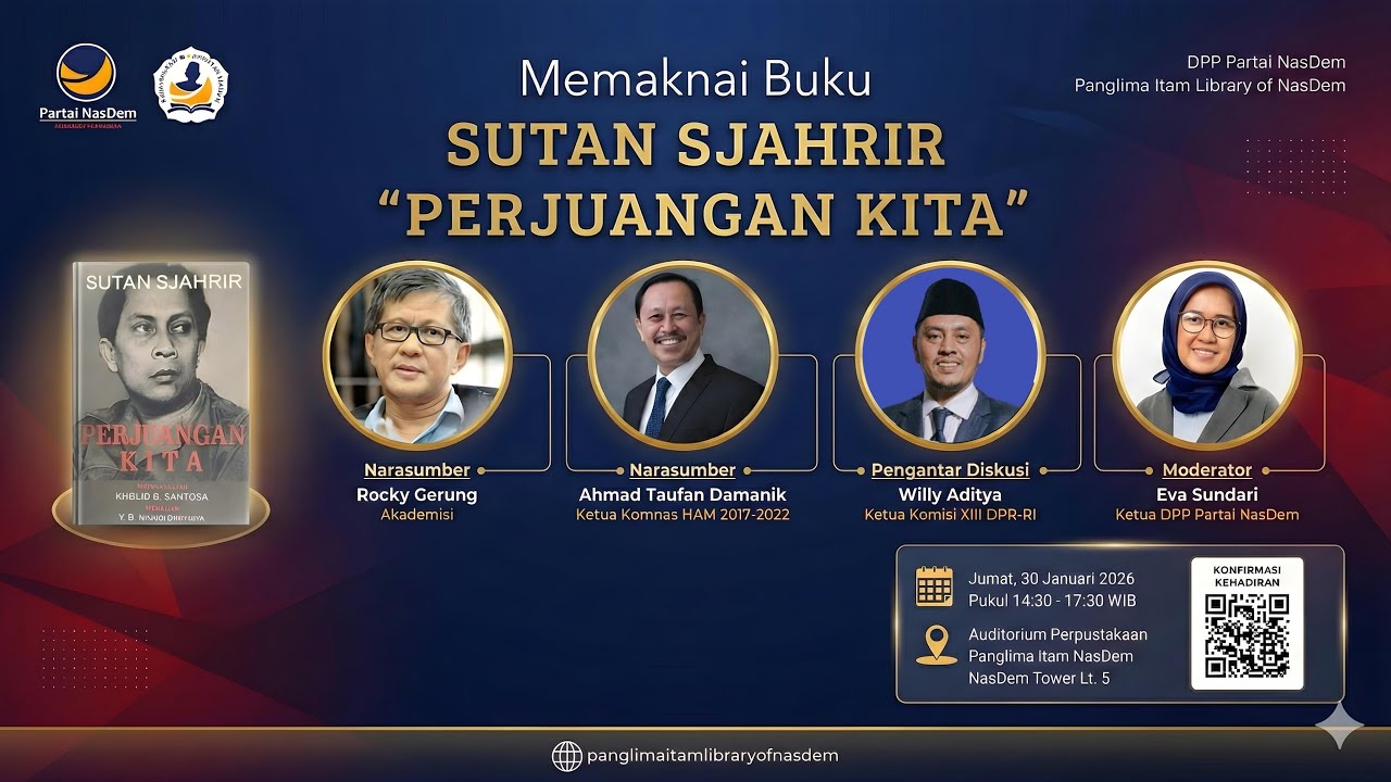 DISKUSI MEMAKNAI BUKU SUTAN SJAHRIR 