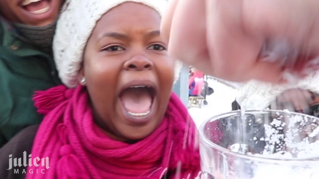 Freezing People Reacts to magic -Julien Magic