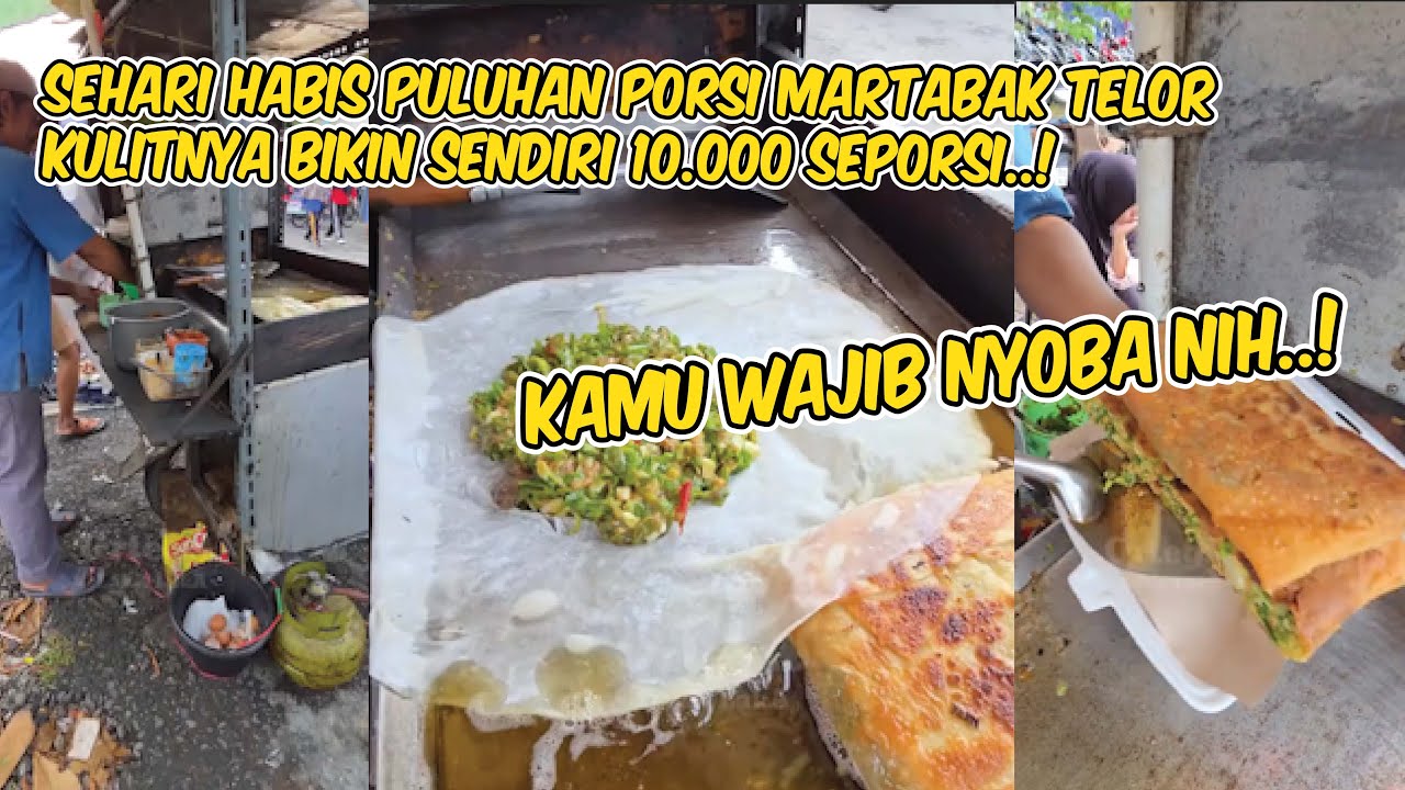 Martabak telur paling laris ‼️