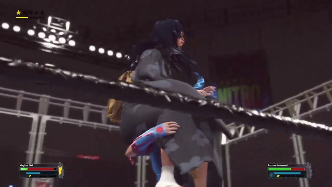 WWE 2K23: Dark Magician Girl vs. Suzuno Kamazuki in Steel Cage Match