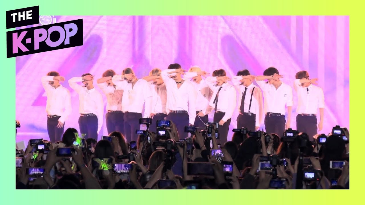 X1, INTRO+FLASH [SMUF K-POP, Fancam, 191006] 60P