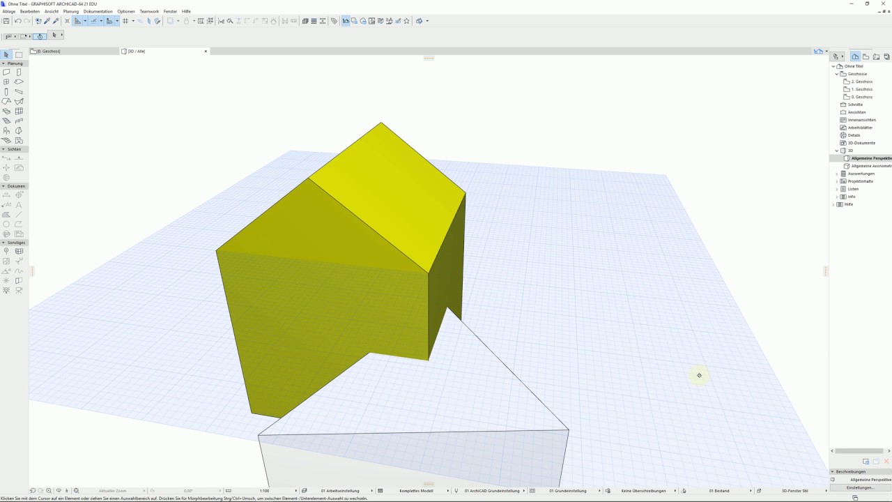 Archicad21 Tutorial Morph 1