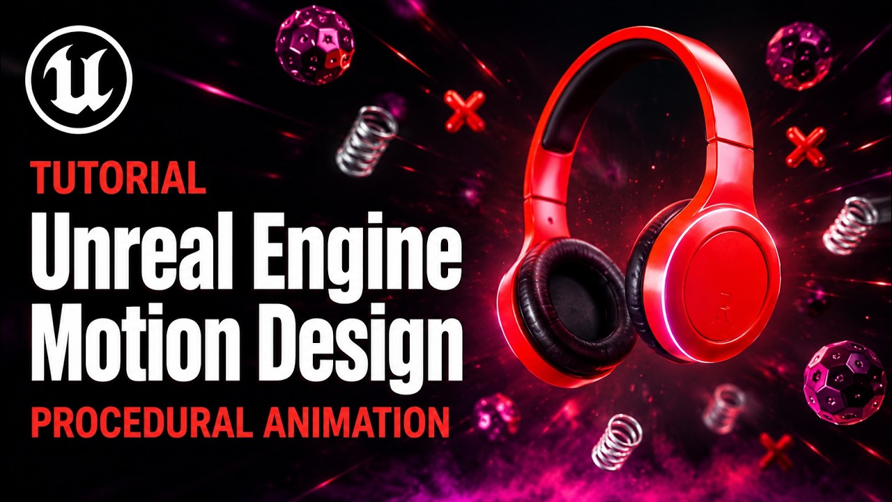 Unreal Engine 5.5 Motion Design - Procedural Animation Tutorial