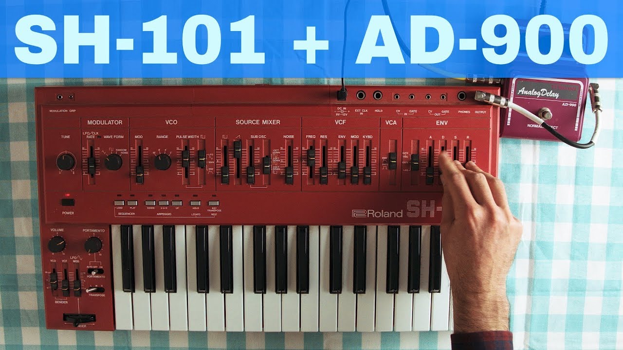 ROLAND SH-101 + MAXON AD-900 ANALOG DELAY ~ Will They Pair? Ep.20