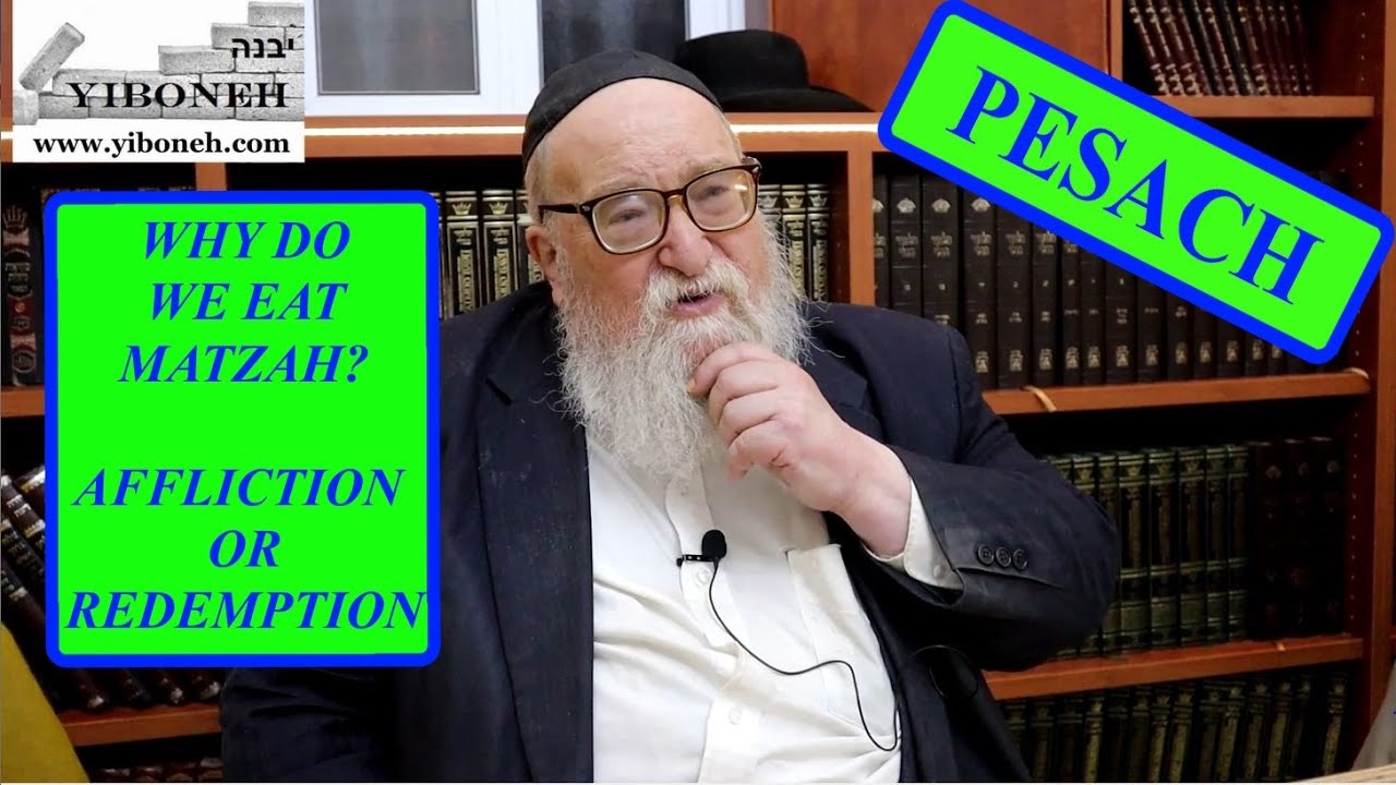 Rav Yitzchak Breitowitz: Why Do We Eat Matzot? Affliction or Redemption
