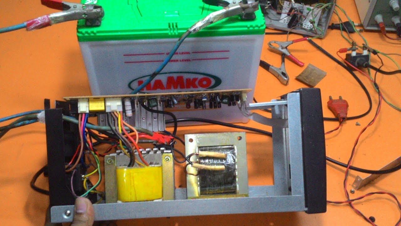 how to make 12 volt to 220 volt ips?