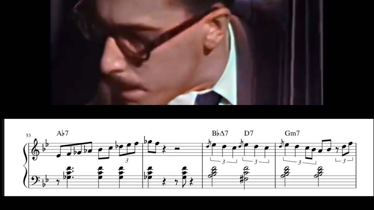 Stella by Starlight - Bill Evans Solo Transcription from Live at Oslo