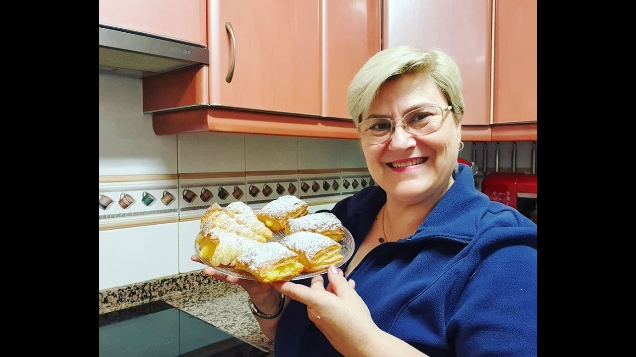 Miguelitos y Conos de hojaldre muy faciles