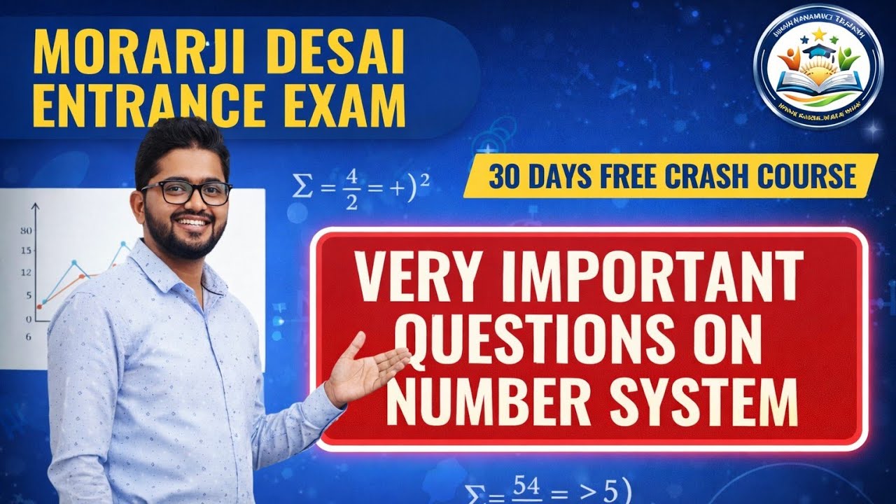 Number System Important Questions | Morarji Entrance