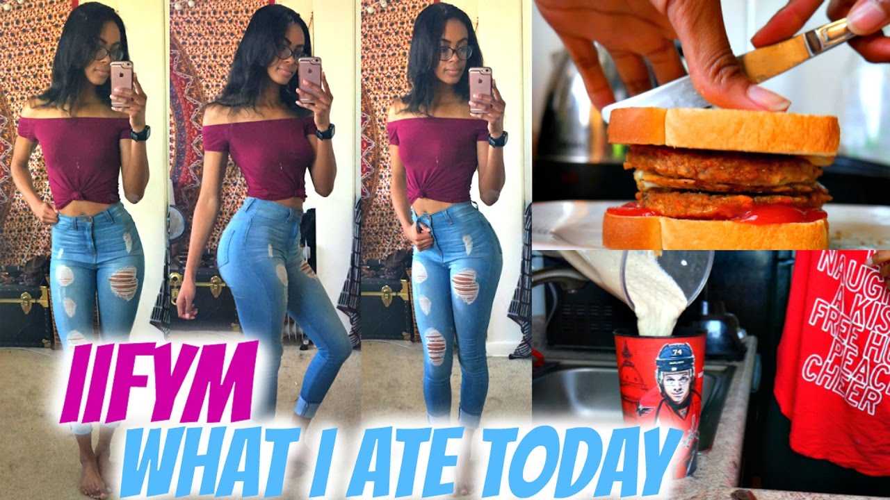 WHAT I EAT IN A DAY | IIFYM Full Day of Eating + Grocery Haul • Lawenwoss