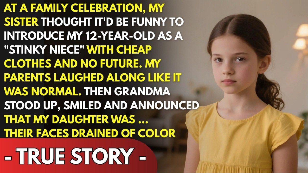 My sister introduced my 12-year-old as a “STINKY NIECE” with cheap clothes and no future